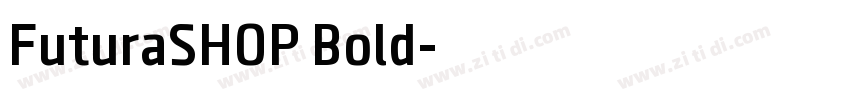 FuturaSHOP Bold字体转换